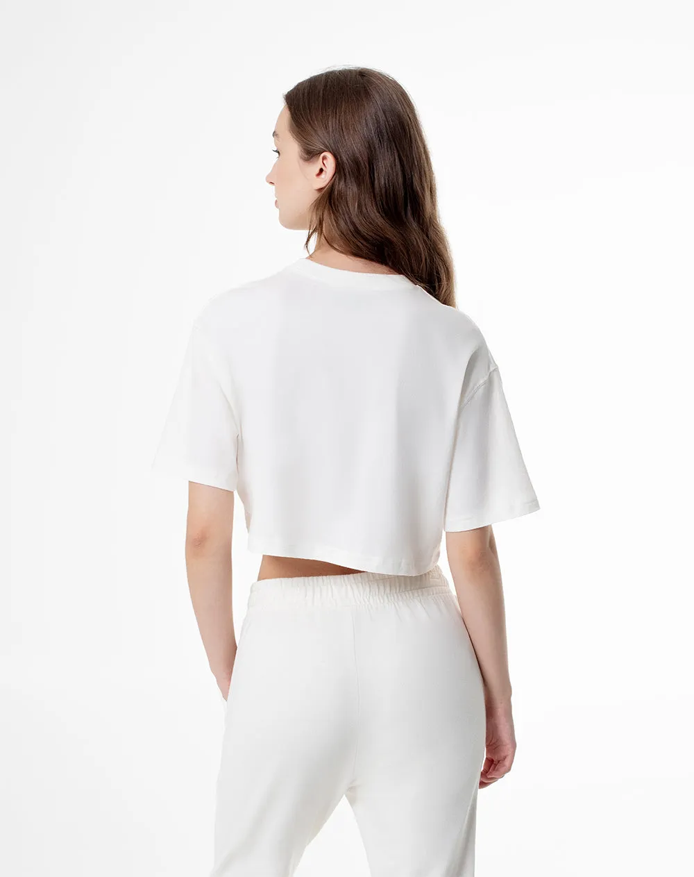 Camiseta crop oversize algodón habana mujer sold by Gef product image thumbnail 2