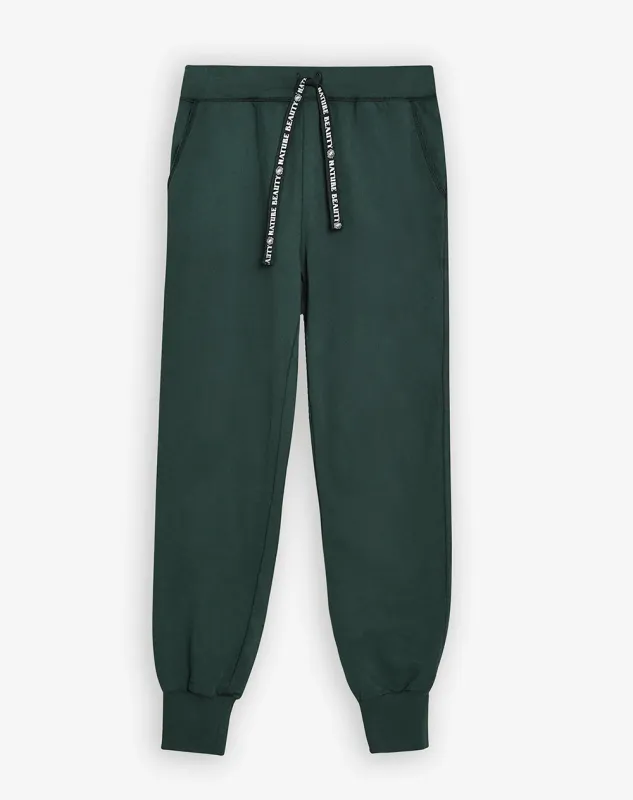 Jogger tiro medio algodón verde mujer sold by Gef