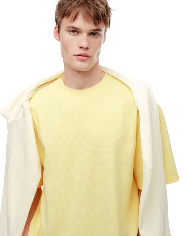 Camiseta regular amarilla hombre sold by Gef