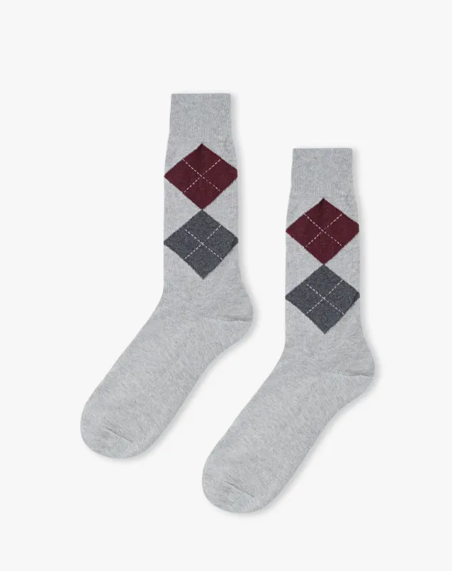 Medias hombre largas grises sold by Gef