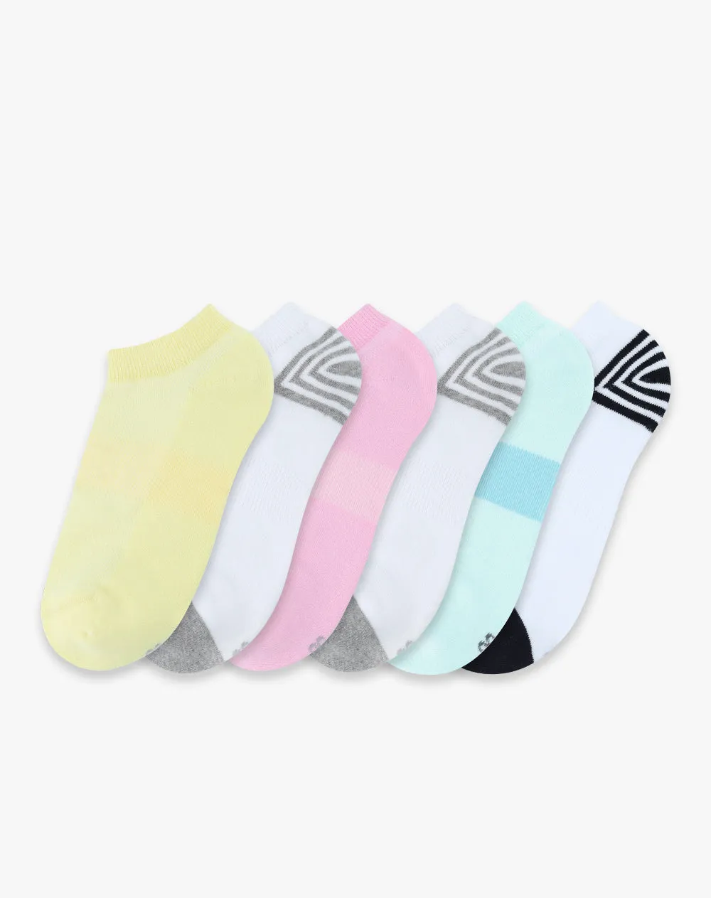 Medias mujer tobillera corta pack x6 blancas sold by Gef