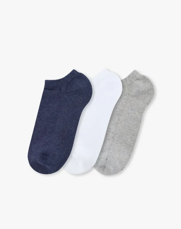Medias hombre tobillera corta algodón pack x3 surtido sold by Gef