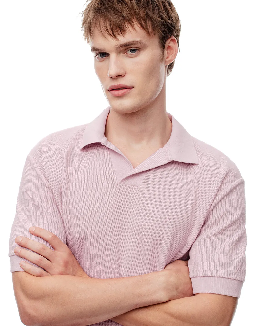 Polo regular algodón rosada hombre sold by Gef product image thumbnail 3
