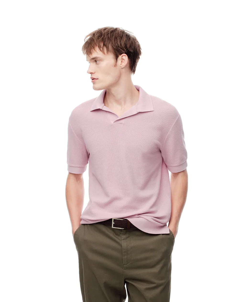 Polo regular algodón rosada hombre sold by Gef
