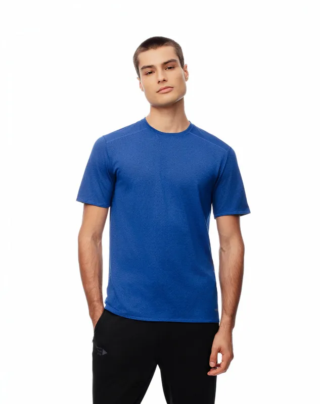 Camiseta deportiva control humedad azul hombre sold by Gef