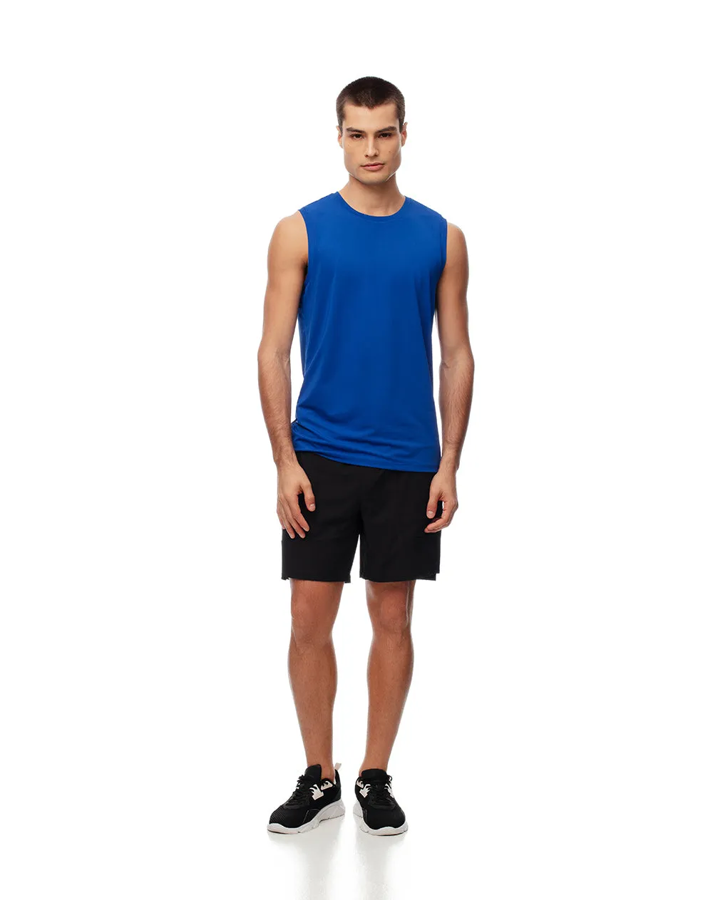 Camisilla deportiva antibacterial azul hombre sold by Gef product image thumbnail 3
