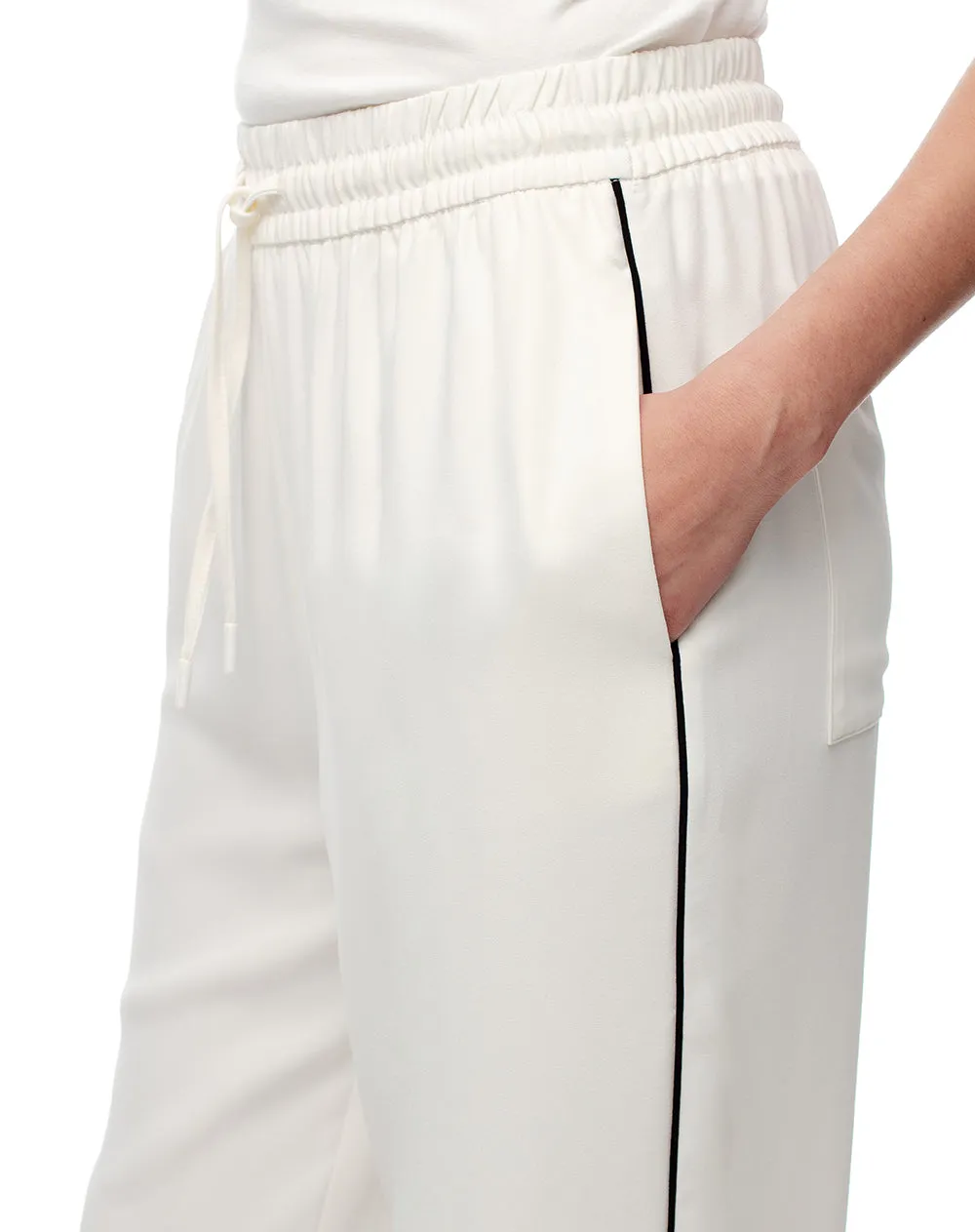 Pantalón tiro alto liviano blanco mujer sold by Gef product image thumbnail 3