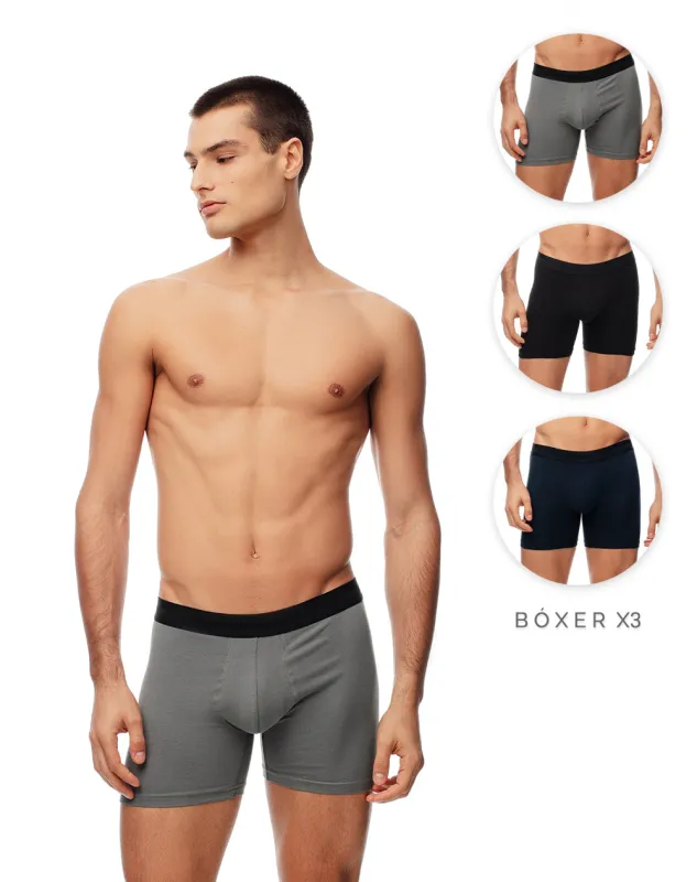 3 bóxers medio surtido sold by Gef