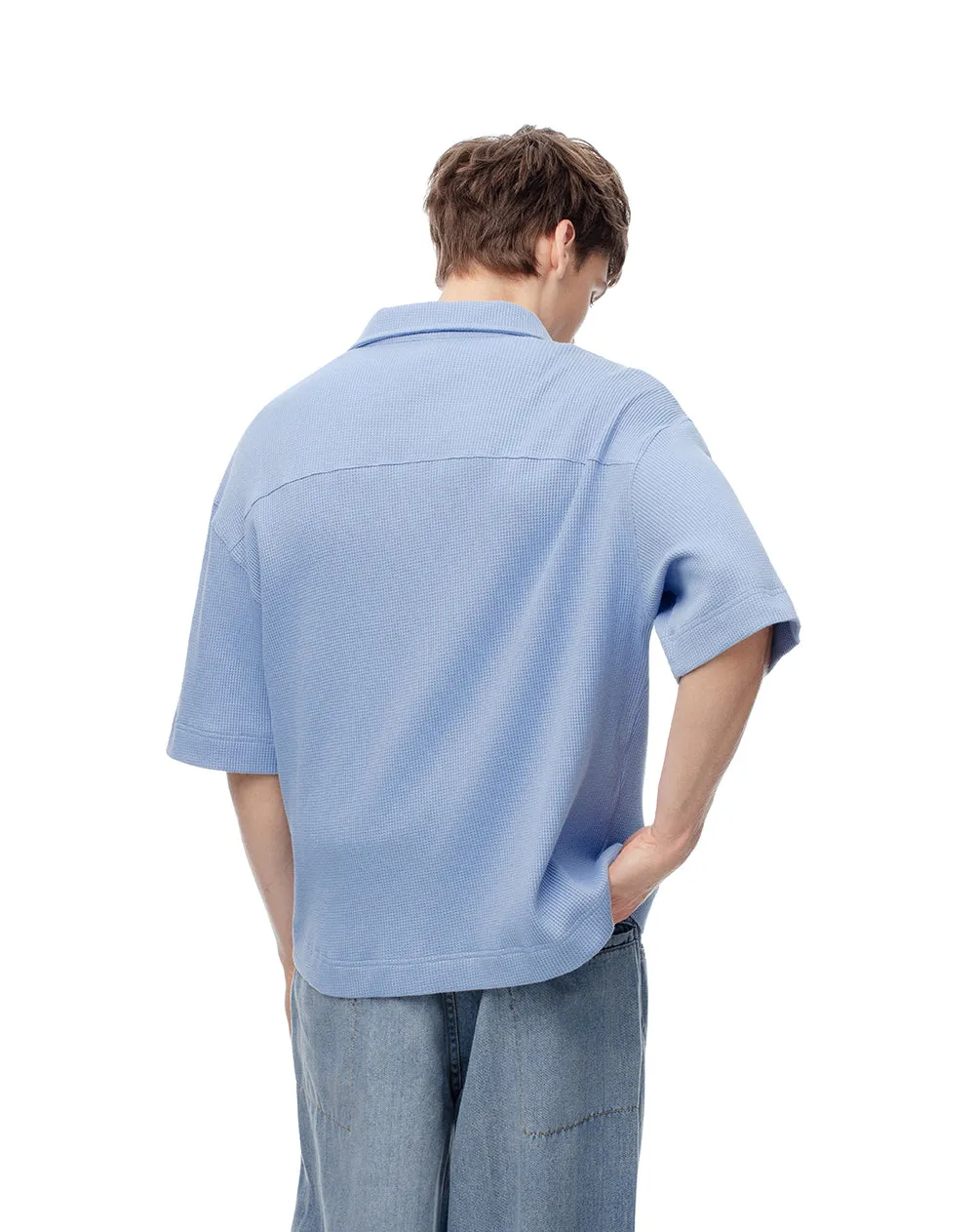 Polo oversize azul hombre sold by Gef product image thumbnail 2
