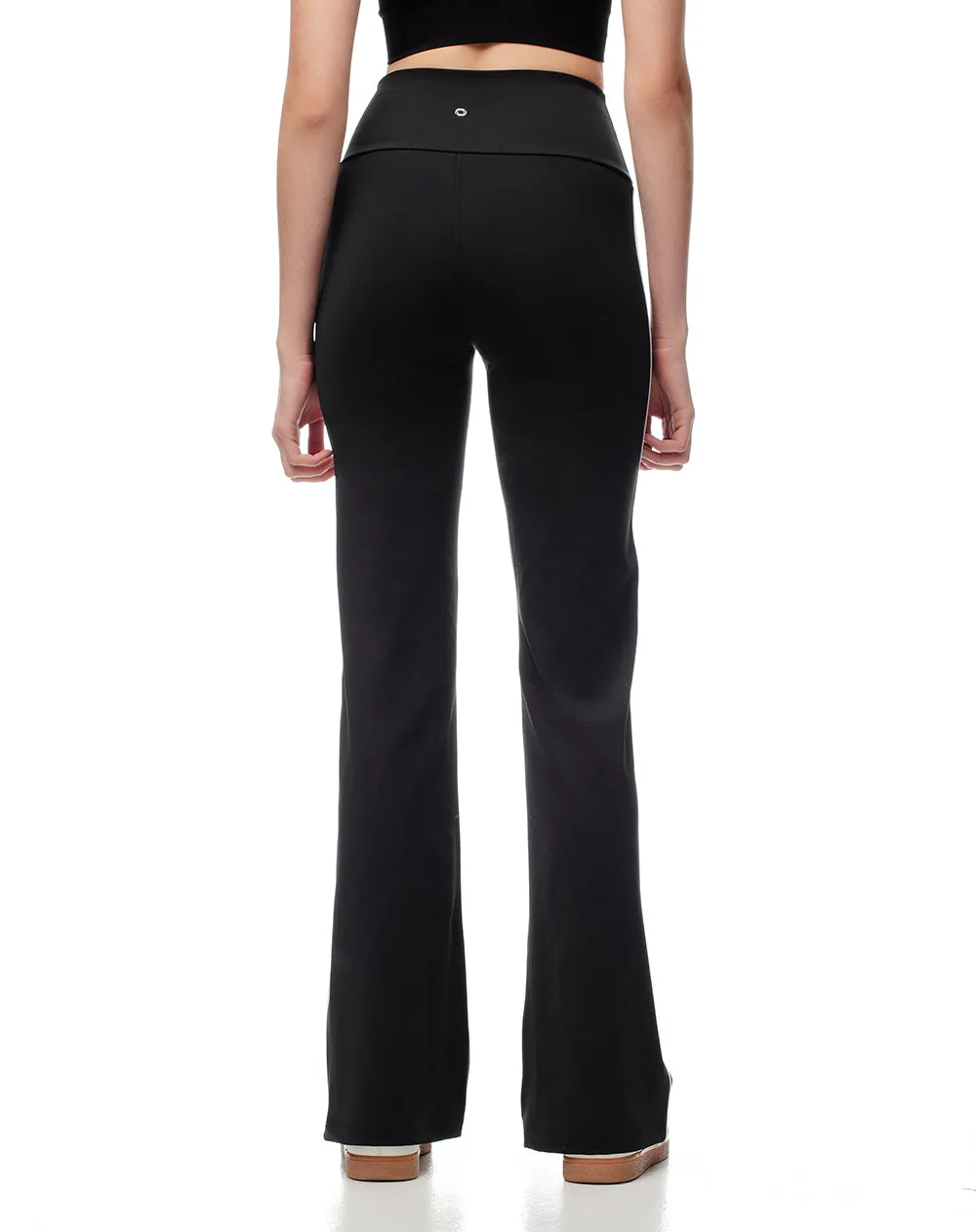 Pantalón deportivo flare tiro alto negro mujer sold by Gef product image thumbnail 2