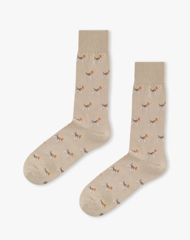 Medias hombres largas café sold by Gef