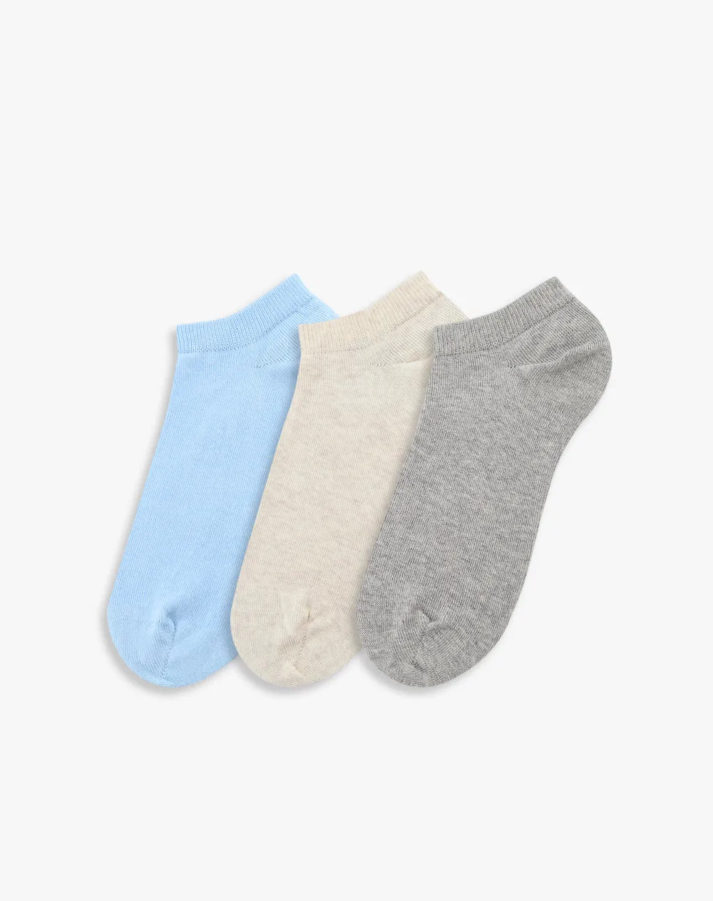 Medias mujer tobillera corta pack x3 surtido sold by Gef