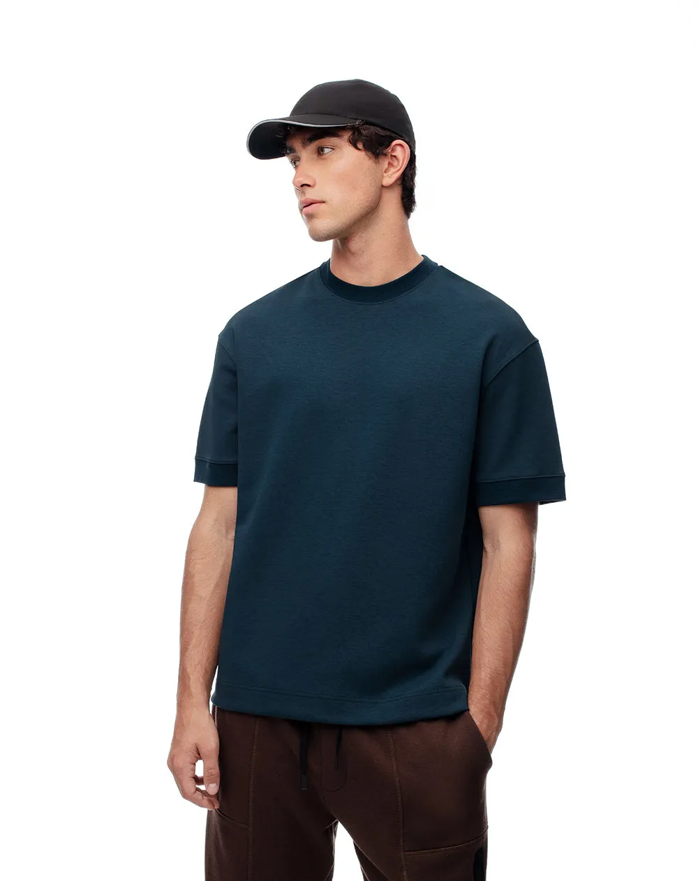 Camiseta relax oversize azul hombre sold by Gef