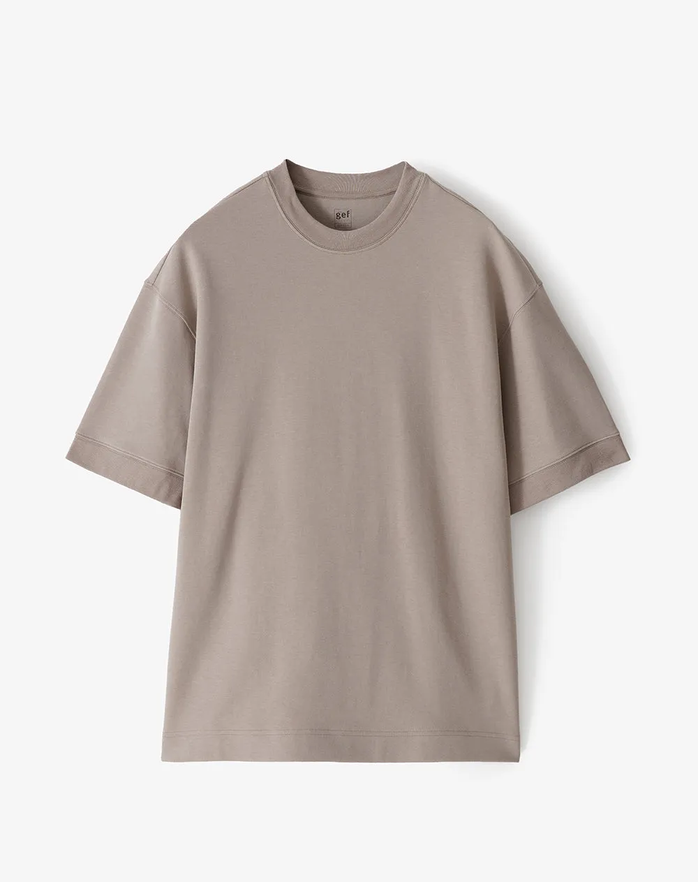 Camiseta oversized manga corta taupe hombre sold by Gef product image thumbnail 5