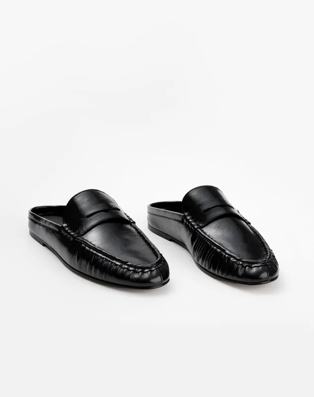 Zapatos loafer negro mujer made by Gef