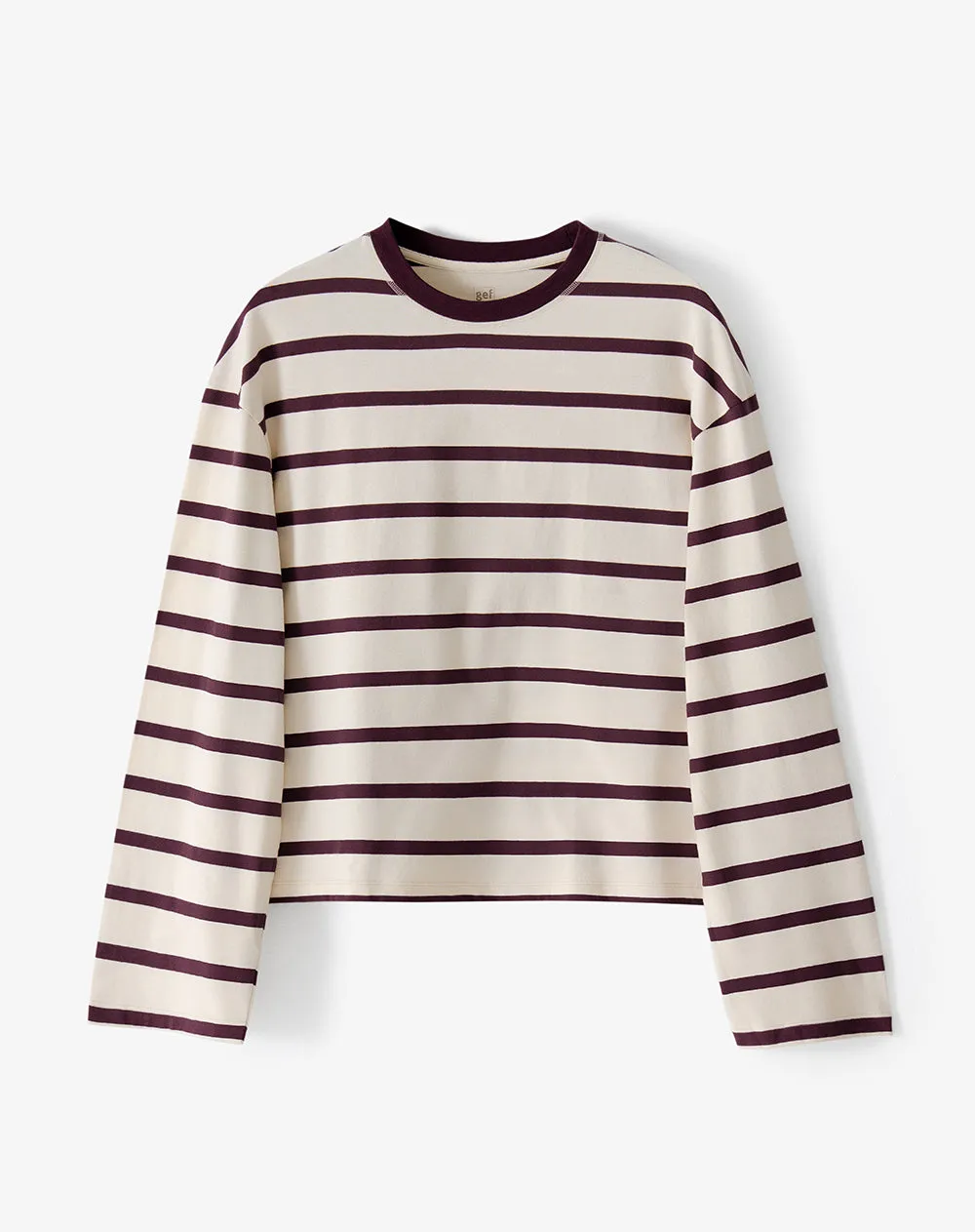 Camibuzo oversize vino tinto rayas hombre sold by Gef