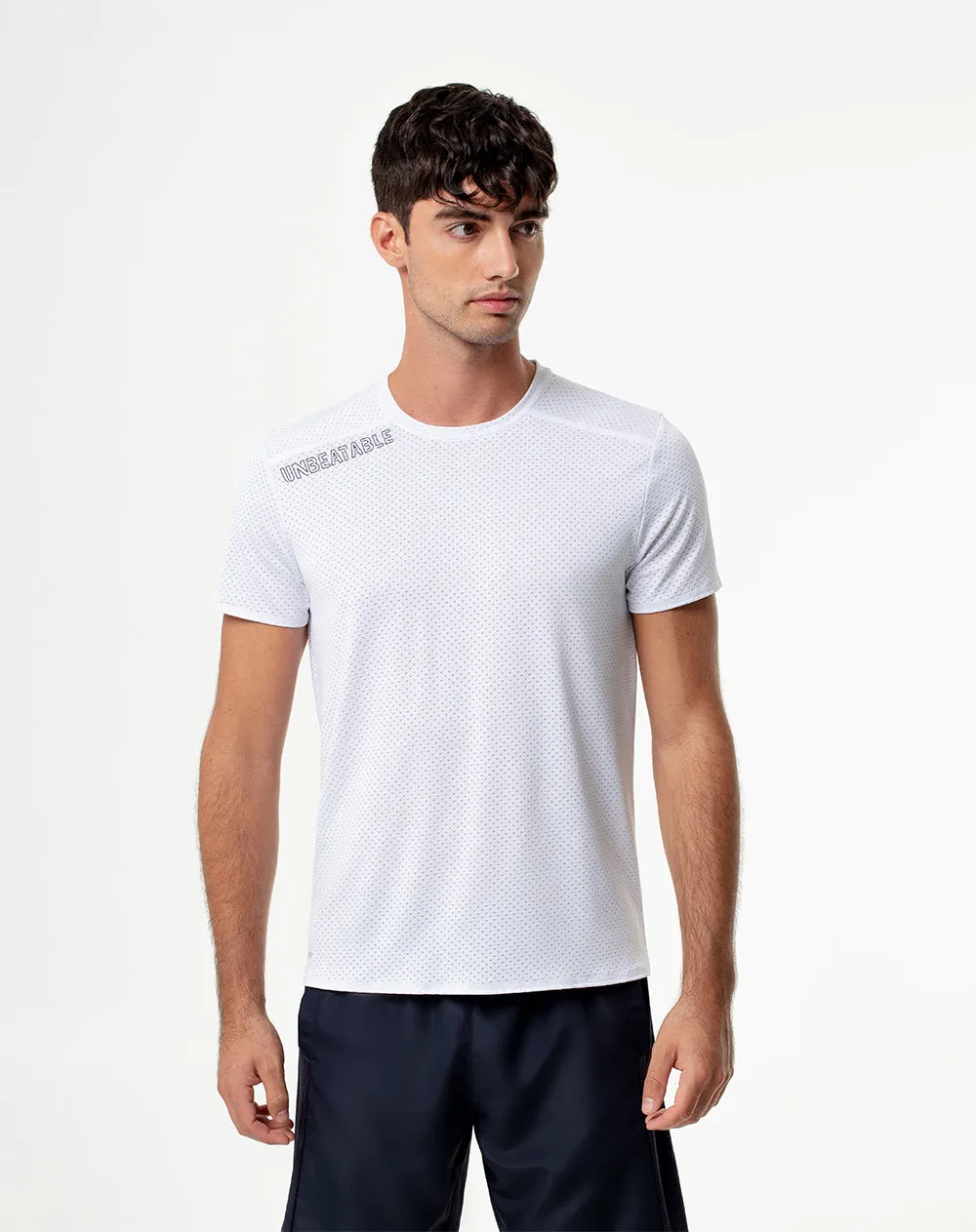 Camiseta deportiva control humedad blanca hombre sold by Gef product image thumbnail 3
