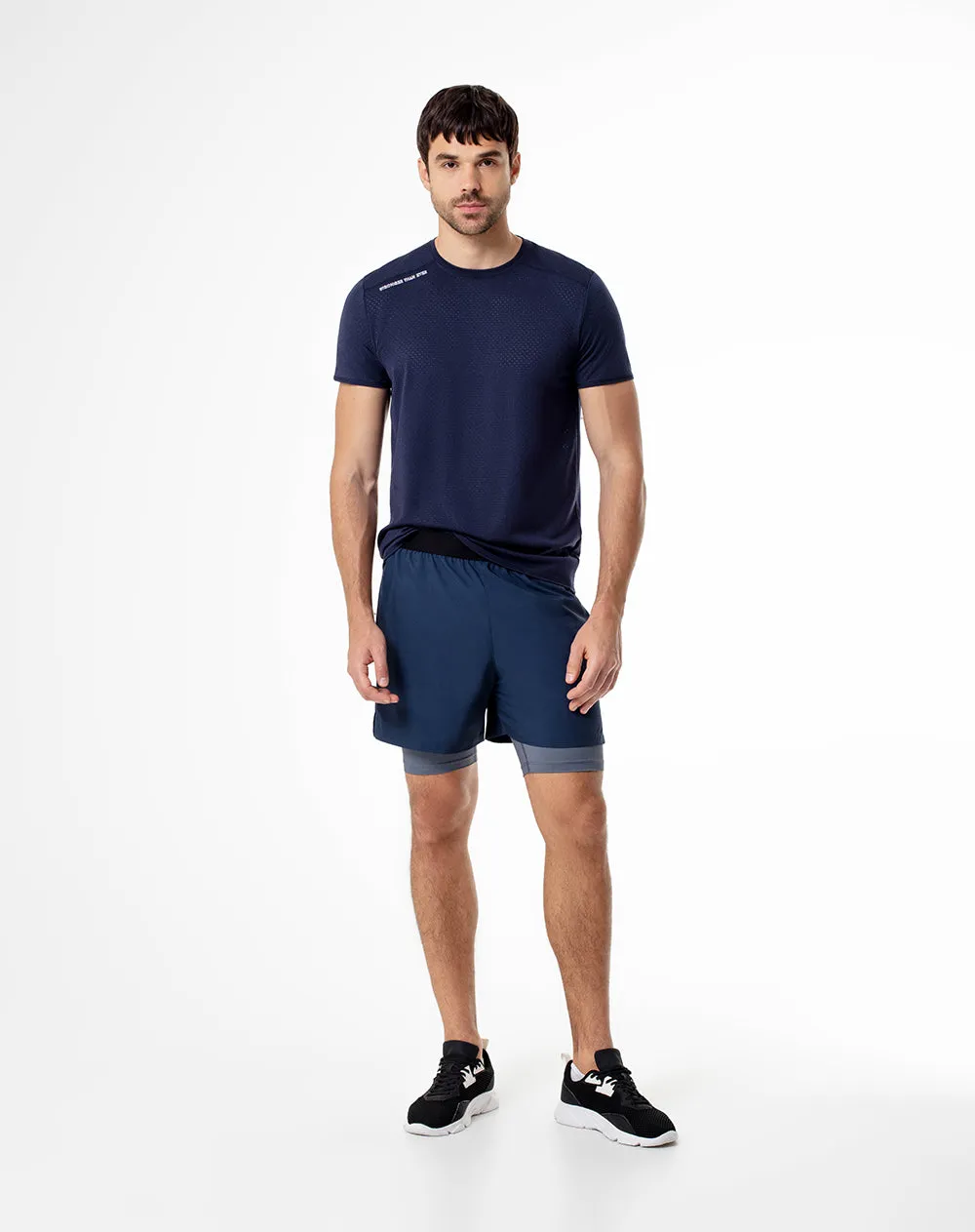 Pantaloneta deportiva ciclista interno azul hombre sold by Gef product image thumbnail 4