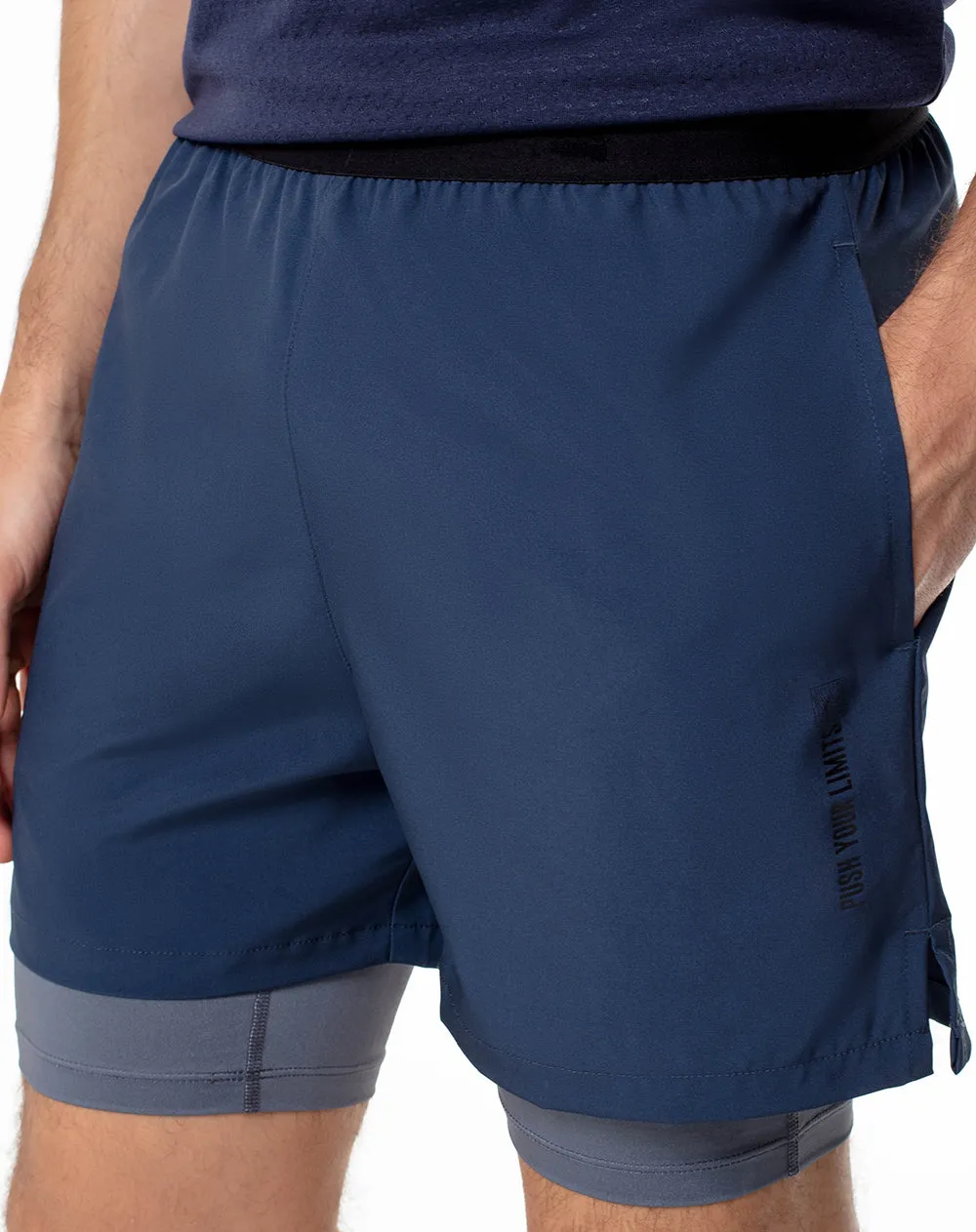 Pantaloneta deportiva ciclista interno azul hombre sold by Gef product image thumbnail 3