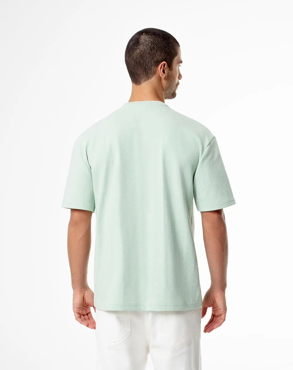 Camiseta oversized verde hombre sold by Gef product image thumbnail 2