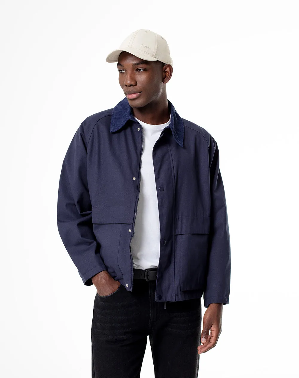 Chaqueta parka regular azul hombre sold by Gef product image thumbnail 3