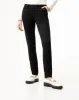 Pantalón skinny fit tiro medio en drill negro sold by Gef