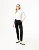 Pantalón skinny fit tiro medio en drill negro sold by Gef
