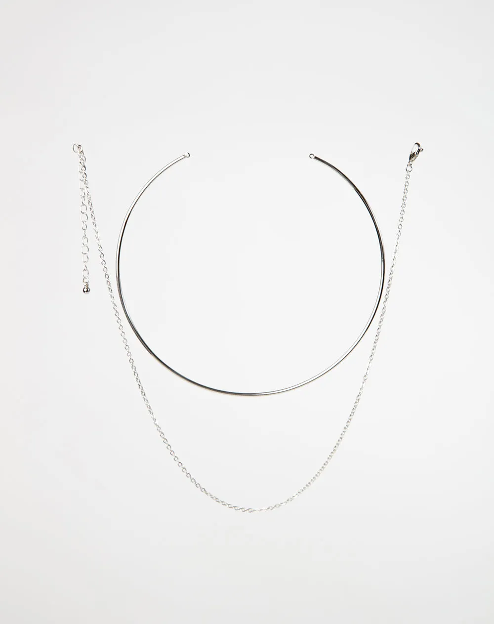 Collar plateado sold by Gef