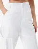 Pantalón parachute tiro medio elástico en cintura habano para mujer sold by Gef