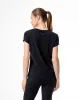 Camiseta deportiva secado rápido negra mujer sold by Gef
