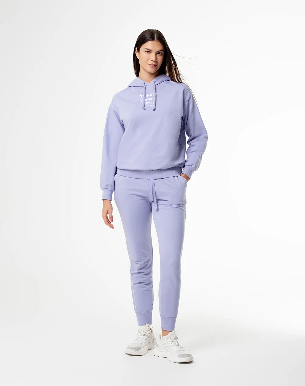 Jogger tiro medio algodón lavanda mujer sold by Gef