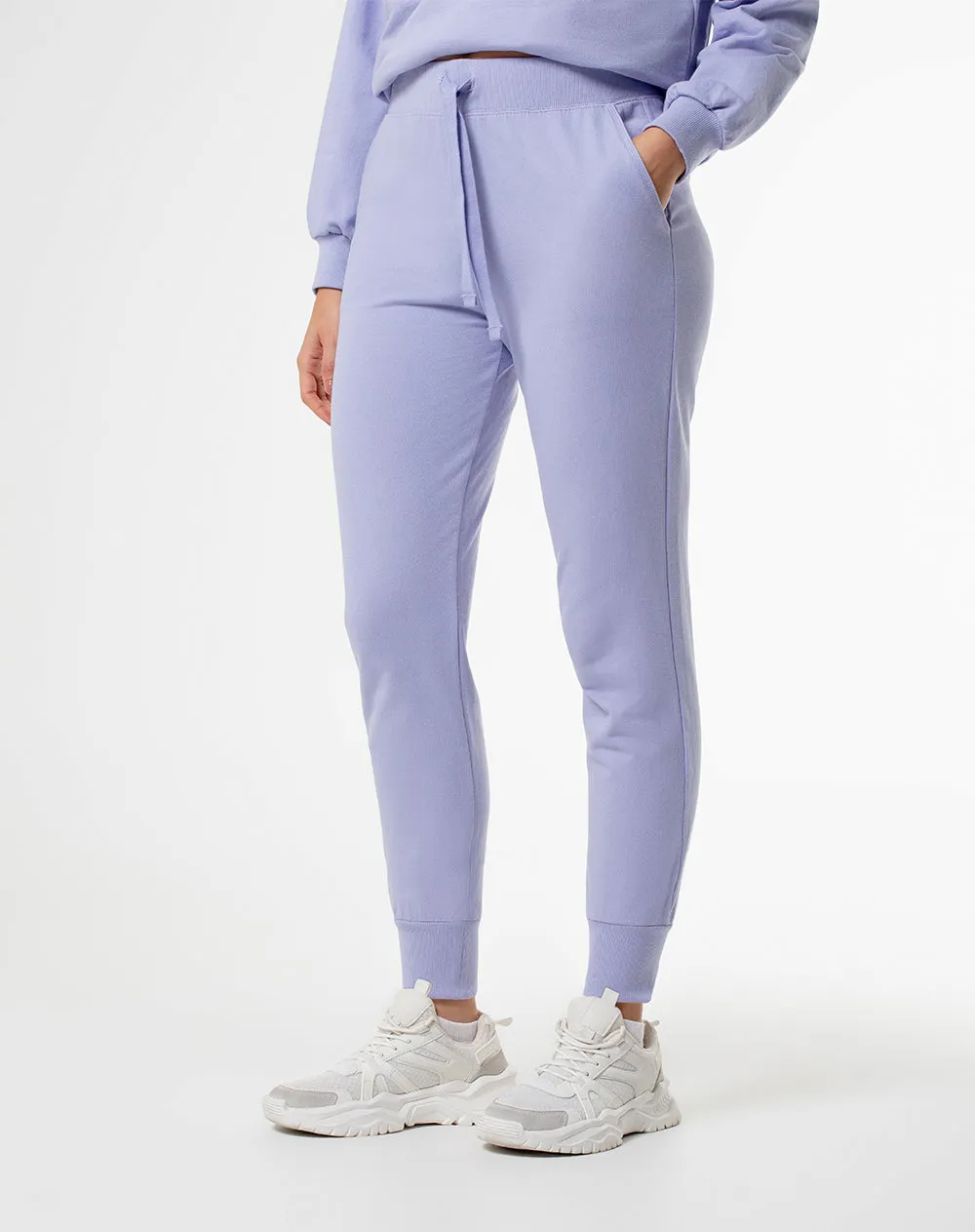 Jogger tiro medio algodón lavanda mujer sold by Gef product image thumbnail 3
