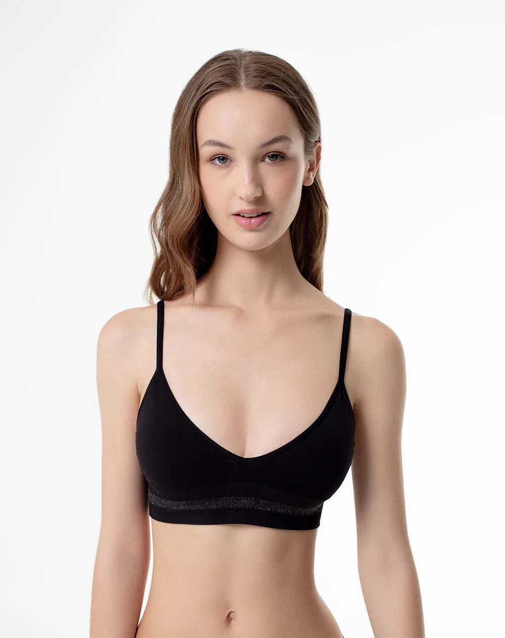 Top soporte medio seamless copas removible negro sold by Gef