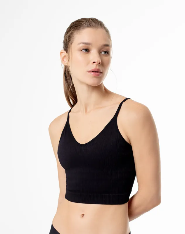 Camiseta Jupep fitted fit tiras negra sold by Gef