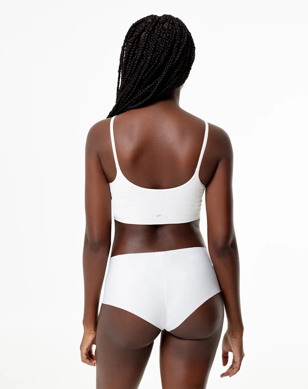 Panty boxer en punto tiro medio blanco sold by Gef product image thumbnail 2