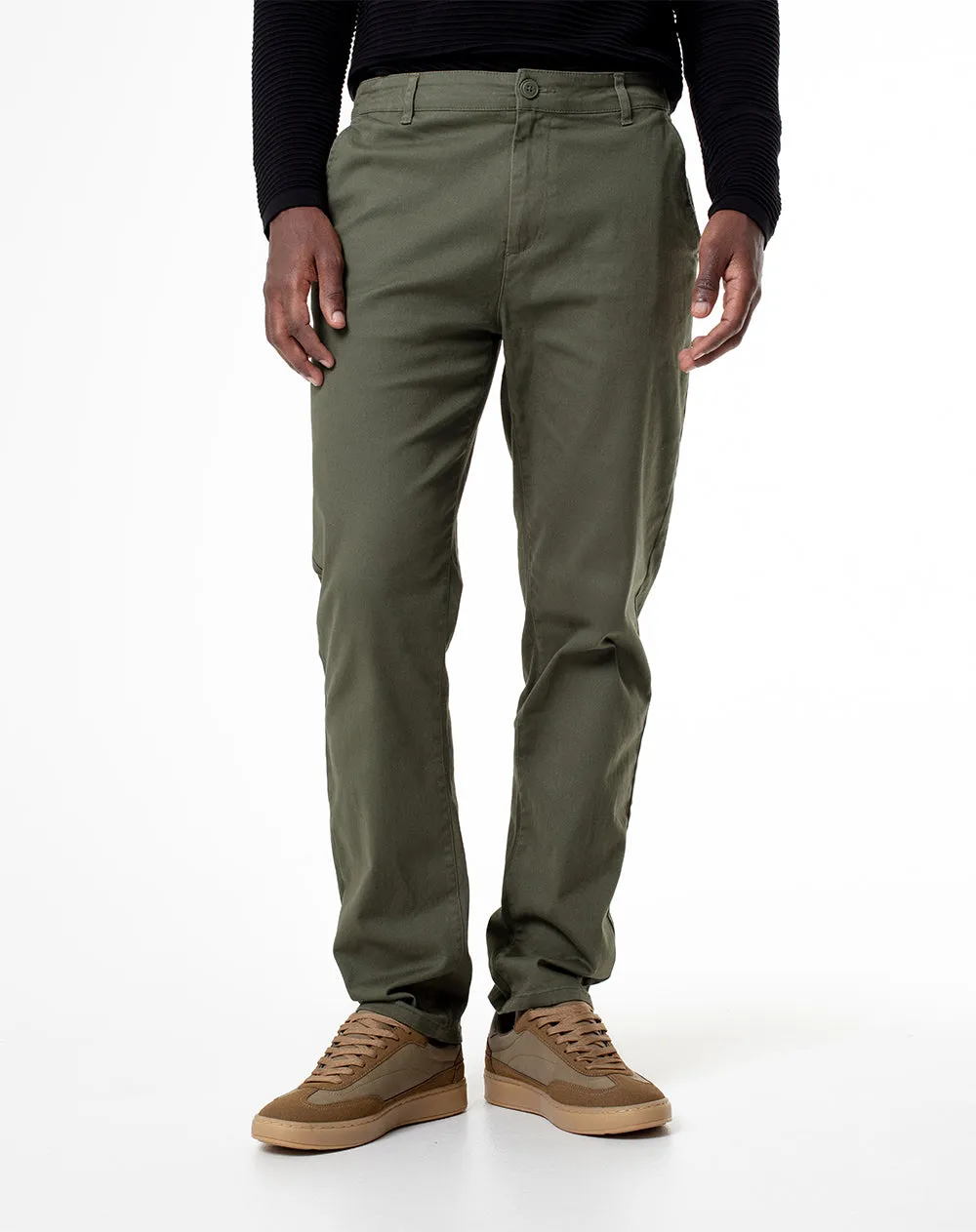 Pantalón chino slim 98% algodón verde hombre sold by Gef product image thumbnail 3