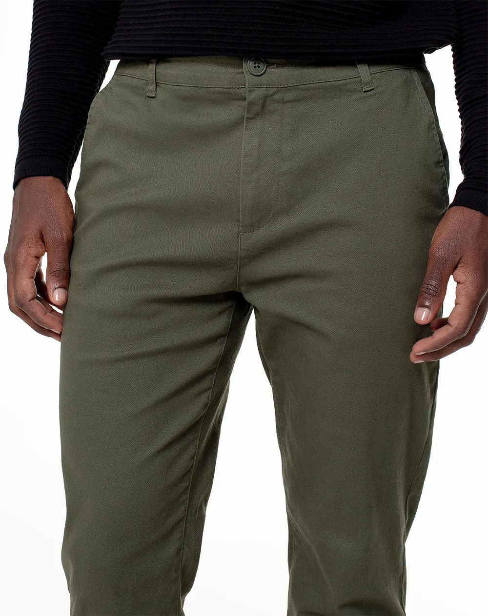 Pantalón chino slim 98% algodón verde hombre sold by Gef product image thumbnail 4