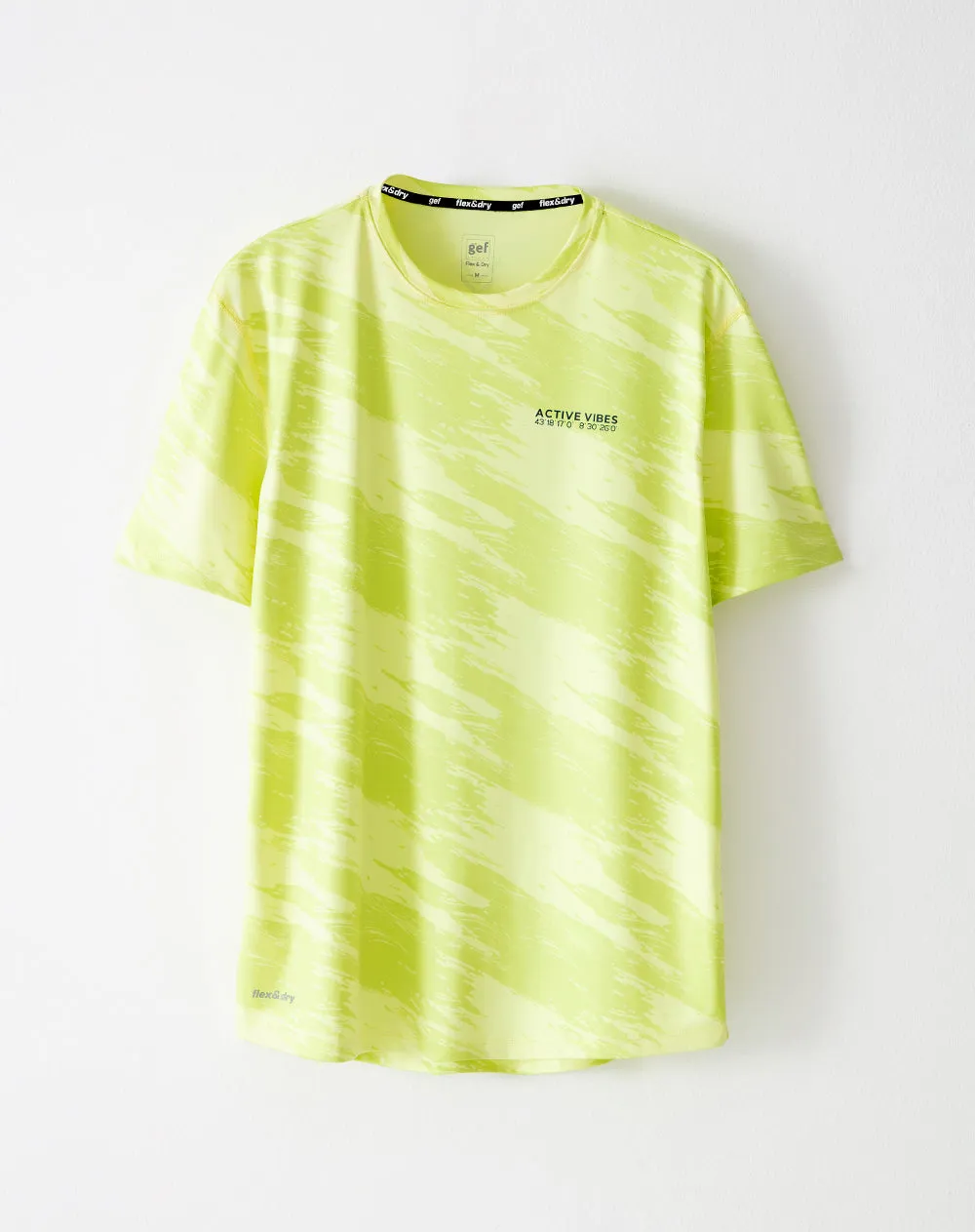 Camiseta slim fit manga corta verde estampada sold by Gef product image thumbnail 5