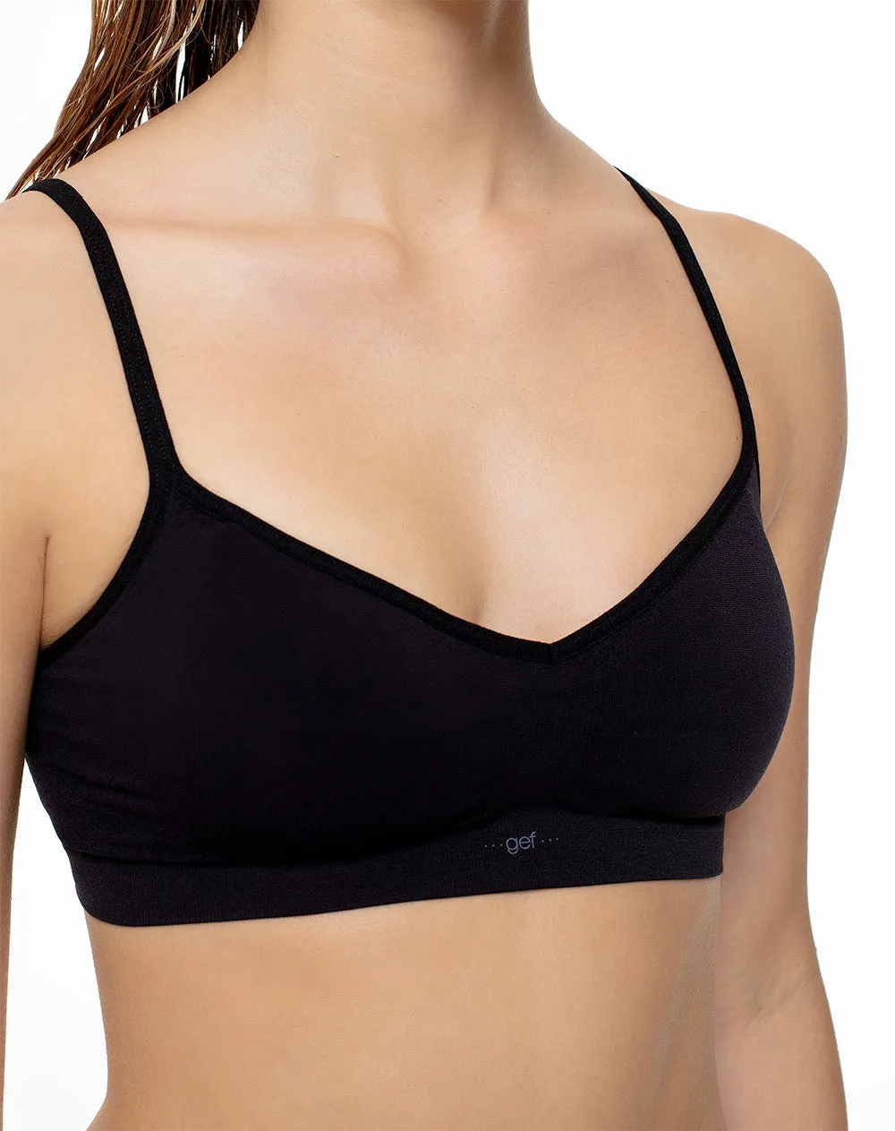 Top soporte medio seamless negro sold by Gef product image thumbnail 3