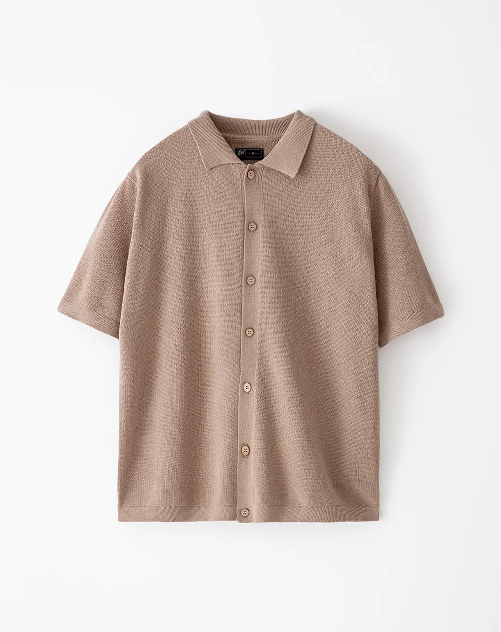 Camisa regular fit manga corta habana sold by Gef product image thumbnail 5