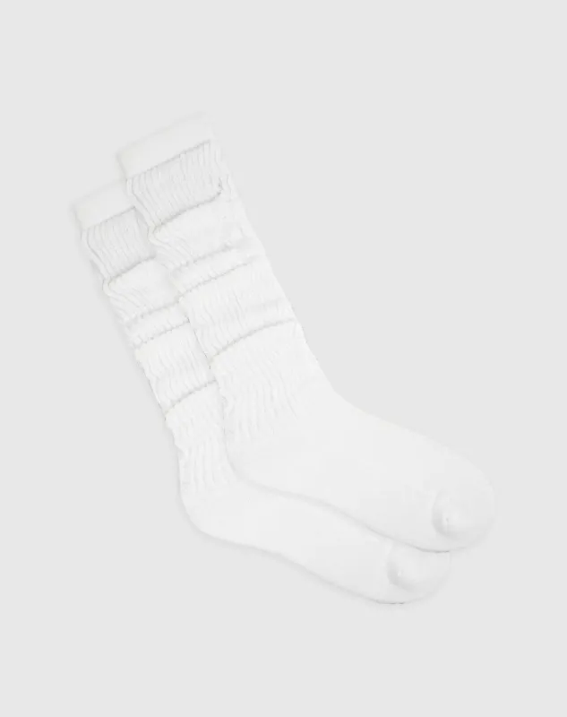 Medias mujer extra largas fibra suave pack x2 blancas sold by Gef