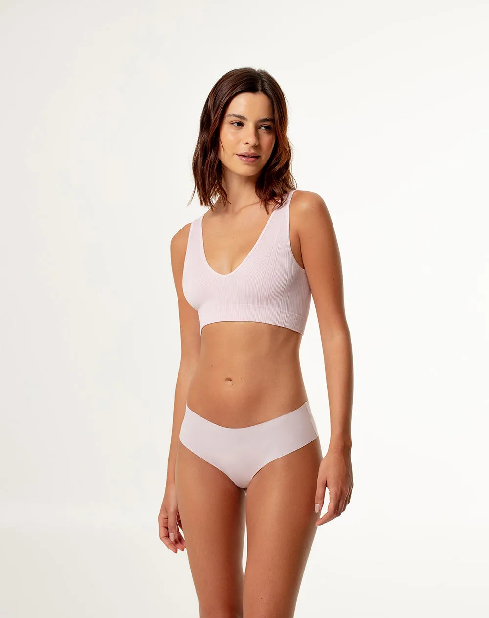 Top tiras anchas soporte medio rosado sold by Gef product image thumbnail 3