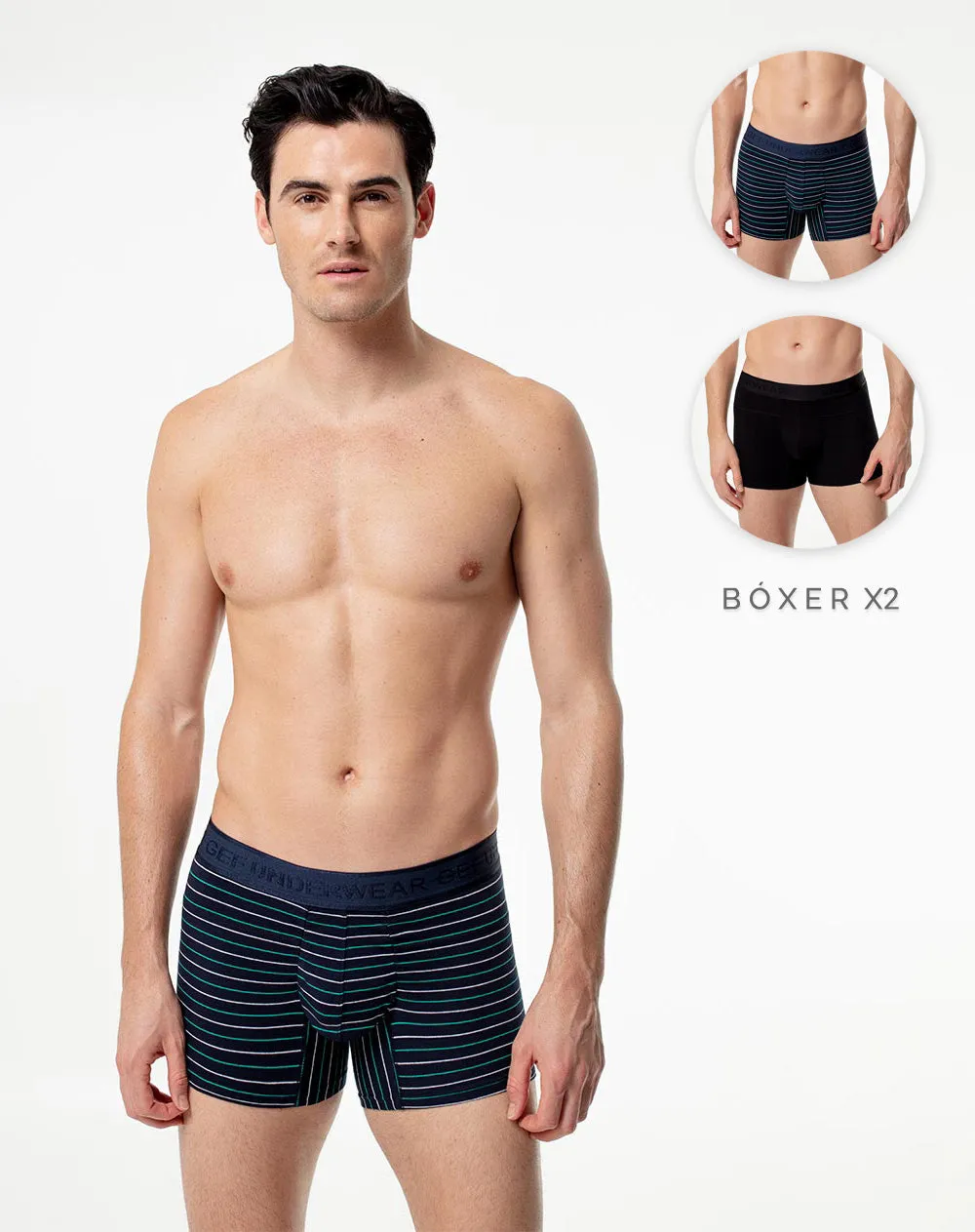 2 bóxers corto surtido sold by Gef