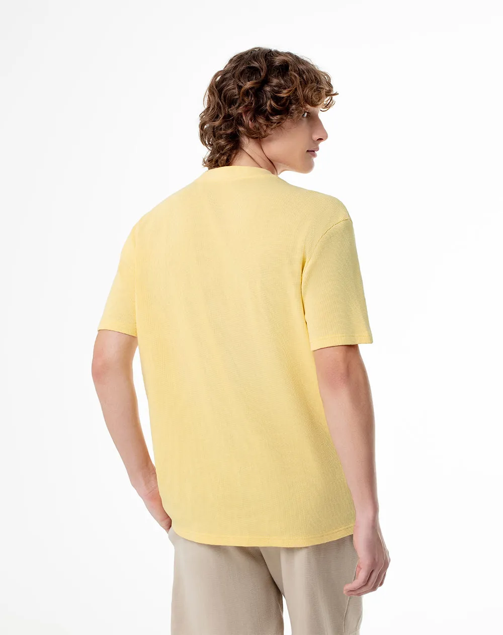 Camiseta oversized fit manga corta amarilla sold by Gef product image thumbnail 2