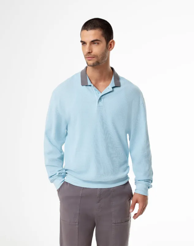 Polo regular fit azul sold by Gef