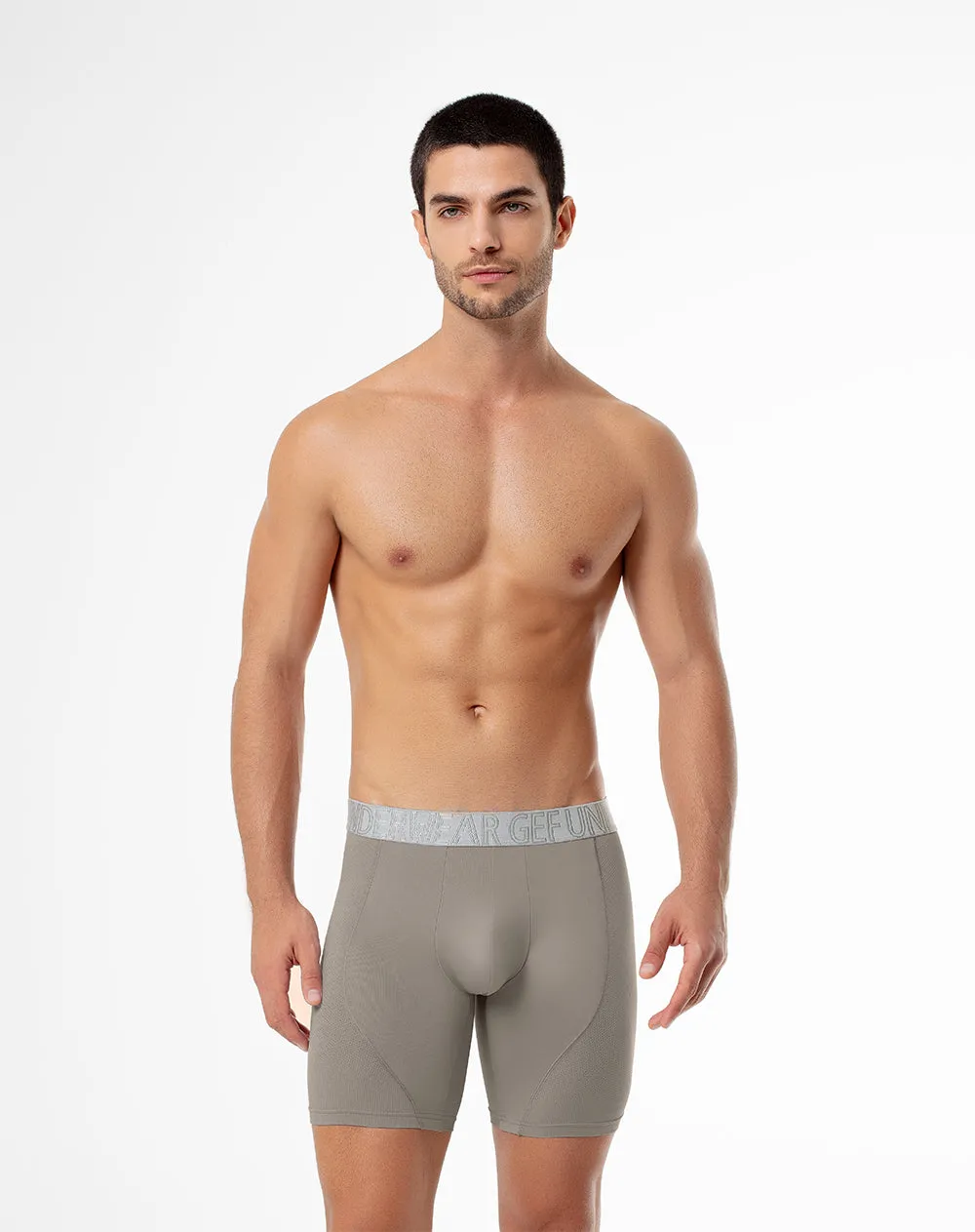 Bóxer largo algodón control de humedad gris sold by Gef