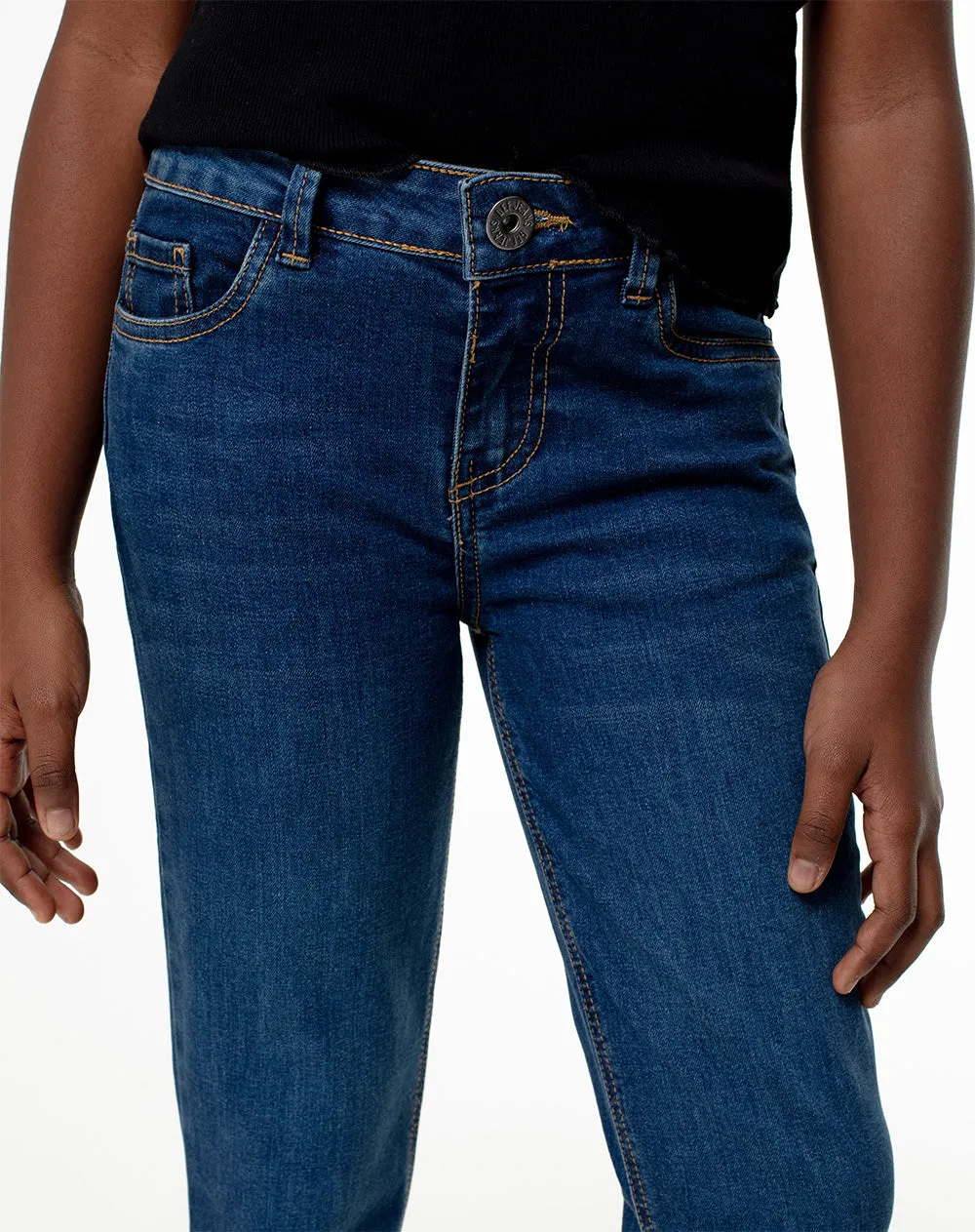 Jean skinny tiro medio índigo oscuro niña sold by Gef product image thumbnail 4