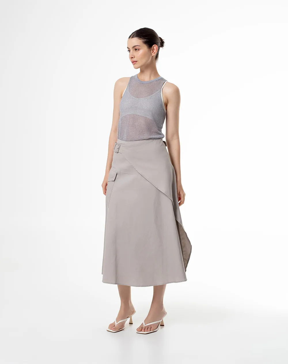 Camisa fit gris plateada sold by Gef product image thumbnail 4