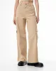 Cargo relaxed fit tiro alto habano sold by Gef