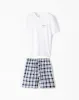 Pijama relaxed fit manga corta blanca sold by Gef
